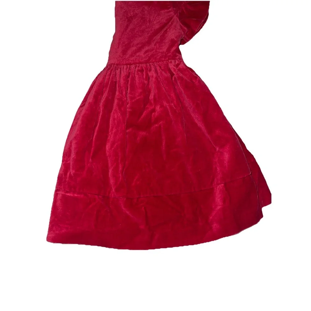 Gymboree Toddler Baby Size 2‎ Red Velvet Party Dress New Without Tags